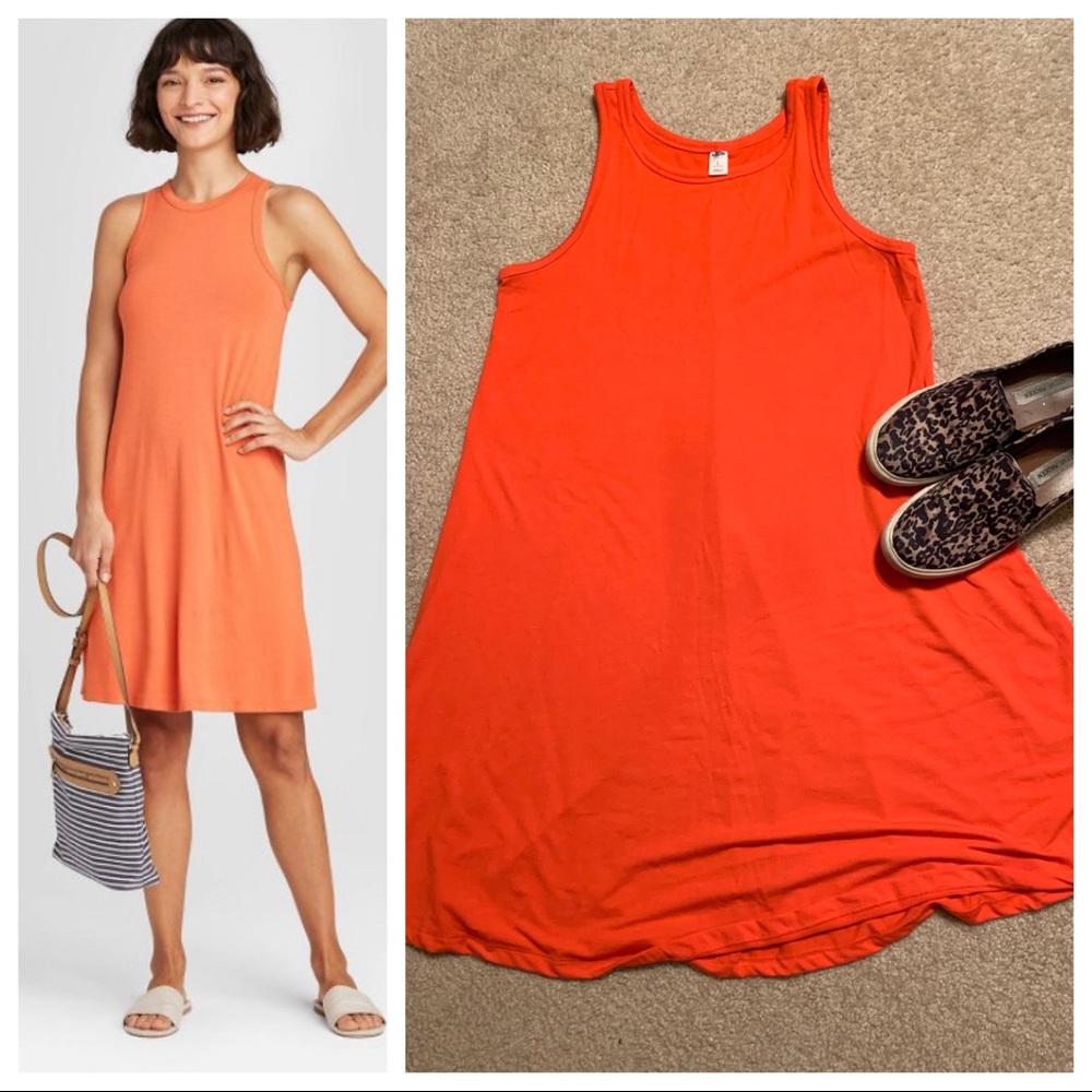 Old Navy | Orange Tank Swing Dress